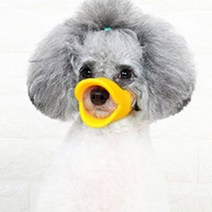 소형강아지 귀여운 입마개 사이즈체크 입질금지 포메 말티즈 치와와 시츄, 옐로우 L