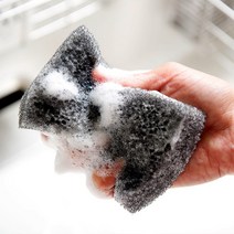 상상스폰지 주방 다목적 우레탄 인생​ 수세미 2종, 1.다크블랙 1P