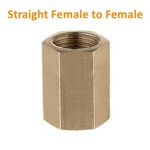나사 가공기 파이프 호스 압착기 배관 공압 배관 황동 파이프 피팅 수나사 암나사 1/8 "1/4" 3/, 04 I Female to Female_02 1/4
