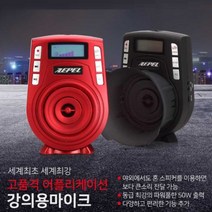 에펠폰마스터H 충전식 강의용 가이드용 무선마이크, 블랙