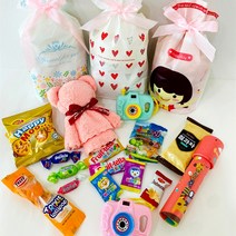 알찬선물세트 어린이집 답례품 간식선물세트 생일선물 어린이날 선물 어린이집 구디백 학원 교회 행사선물 단체선물 스티커무료, 곰돌이, 1팩, 세트6