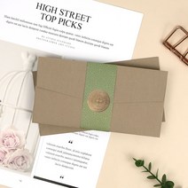 [문구조아] 핑크풋 감사봉투 4개세트 고급진 답례봉투 용돈봉투 랜덤, 2개