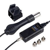 열풍기 히팅건 히트건 무선 유선 jcd hot air gun 8858 micro 휴대용 ​​bga rework 솔더 스테이션 lcd 디지털 뜨거운 공기 송풍기 용접 솔더 air, 협력사, 220V EU 플러그, 은