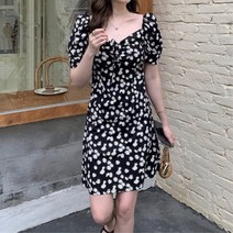 예쁜 꽃무늬 오프숄더 큐티 여름 원피스 유니크한