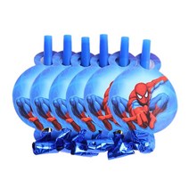 스파이더맨 테마 어린이 생일 용품 3D 그레이트 스파이더 호일 풍선 일회용 식기 냅킨 컵 파티 장식, [01] 기타 (ae˚) frequ, [36] Blowing Dragon -6pcs