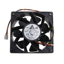 DC 브러시리스 CPU 서버 팬 12x12x3.8cm 210cfm 6000RPM 4PIN 4WIRE PWM 자동 온도 제어 QFR1212GHE의 자동 온도 제어 쿨러