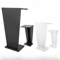 교수대 슬림 단상 교탁 연단 필경대 강연대 리셉션, 화이트(55x35x110cm), 화이트 목재 사양 55x35x110cm