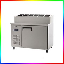 유니크 토핑 냉장고 내부스텐 1200 4자 디지털 UDS-12RPDR, 직냉식 메탈릭 토핑냉장고 UDS-12RPDR