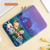 태블릿PC 파우치 짱구 귀여운 캐릭터 방수 노트북 가방 호환맥북 갤럭시탭 레노버탭 파우치 아이패드프로 노트북 커플 케이스 아이패드 10/9세대, 색상-19