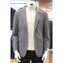 코오롱 브렌우드 24년 S/S 봄상품 솔리드라이크 셋업 스판 자켓 BRJCS111GYX [무료 배송상품]