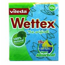 Wettex 오리지널 10팩 스웨덴 흡수력이 뛰어난 행주 - 모던 정품보장, 핑크/블루/옐로우 및 그린, Pink, Blue, Yellow and Green, 1개