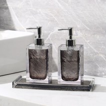 북유럽 럭셔리 송진 무스 거품 병 목욕 로션 손 소독제 프레스 타입 서브 포장 빈 욕실 액세서리, 03 C