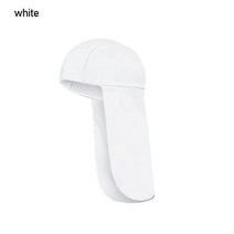 냉각 캡 탄성 태양 그늘 모자 목 방패 하드 커버 보호자 자외선 낚시 승마 액세서리, 하얀