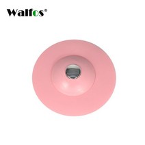 배관자제 스토퍼 WALFOS 필터 풀 세면대 헤어 하수도 탈취제 욕조 막기 주방 도구, 04 1PC Pink