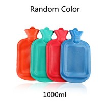 수족냉증 온찜질기 전기 찜질팩 복부 온열기따뜻한 물주머니 2000ml 물 충전 온수 여성용 배꼽 손과 발을, 02 B RandomColor 1000ml