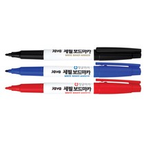 [문구조아] 자바 세필 보드 마카 필기도구 파랑, 2개