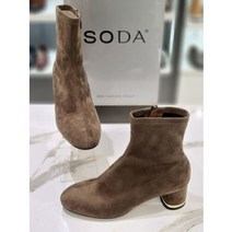 소다 여성 샤무드 삭스부츠 5CM ALB907TW27
