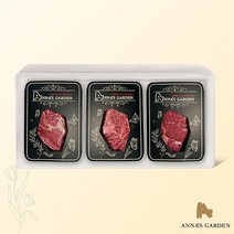 [애나의 정원]1+ 미경산한우 등심200g+채끝200g+안심200g