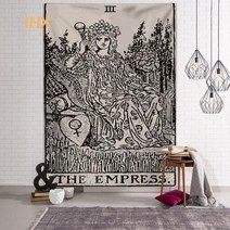타로카드유니버셜웨이트타로카드 동양타로타로 카드 태피스트리 벽걸이 방 장식 히피 만다라 태양과 달 요, 24 IHX8-24_03 M-150cmX130cm