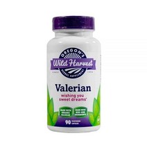 Valerian - 90 캡 오레곤 야생 수확