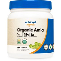 뉴트리코스트 Nutricost 글루텐 프리 무맛 암라 파우더 454g, 4팩