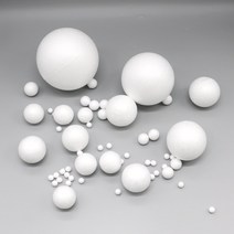 [홈앤스쿨] 스치로폼공 원형 스트로폼 스티로폼공 7mm~200mm, 15.스치로폼공 200mm