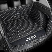 지프 JEEP 트렁크매트 전용 차박매트 레니게이드 그랜드 체로키 리미티드 랭글러 컴패스 글래디에이터 루비콘 서밋전용, 풀세트, 블랙 아이보리(누빔), 차종을 입력해주세요