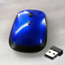 2.4Ghz 무선 마우스 게이머 컴퓨터 PC 게임용 USB 수신기 포함 윈도우 7/2000/XP/비스타 용 노트북 액세서리, 블랙 마우스 패드 2