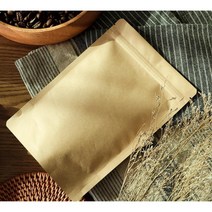 커피봉투 크라프트지퍼봉투 파우치 지퍼백 비닐팩, 우리지퍼백 (은박코팅 대 10p)
