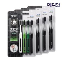 메디안 대나무숯담은 칫솔 미세모 4입 4개, 없음