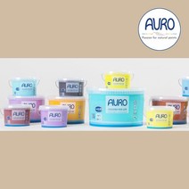 AURO 아우로 No.555 조색(브라운계열) 1L(약9㎡시공) 내부용 월페인트 벽지페인트 천연페인트 셀프페인팅, rolling tobacco 25