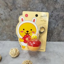카카오 무지키링 립밤 (여리체리) 립밤/키링/틴티드립밤/키링립밤/립케어/어린이립밤, 단일 수량