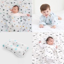 [borny] 시원한 인견필로우 인견블랭킷 인견패드 유아용품, 1-1.인견 신생아필로우 드로우 하트