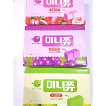 미니쮸 사과 복숭아 포도 20g30개입 통 박스(추억의 맛 문방구 불량식품 수입과자), 선택1.미니쮸 복숭아