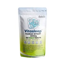 Vitaherbs Vitasleep Valerian 비타허브 비타슬립 발레리안 2 000mg 100정