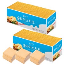 동원 소와나무 체다 치즈 슬라이스치즈 100매, 소와나무 슬라이스치즈 100매
