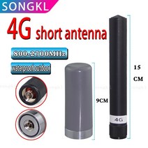 lte라우터 휴대용 와이파이 라우터 포켓파이 4g 안테나 무 지향성 고 이득 2g 3g 2.4g 외부 안테나 야외 f 방수 n-남성 ap 브리지 800-2700m gms, 맞춤형 안테나