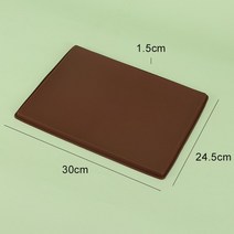 제과제빵오븐 컨벤션 업소용 제빵오븐기식품 등급 실리콘 베이킹 매트 케이크 롤 패드 마카롱 스위스 오븐, 01 Chocolate-Small