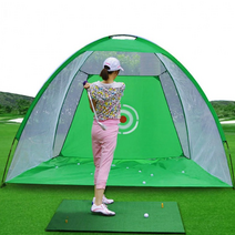 골프연습망풀세트 가정용 개인 옥상 골프연습장 설치 만들기 실내 스윙 연습, 골프연습네트(대형) + 골프매트 +골프공