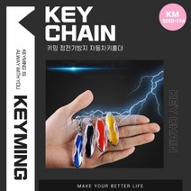 정전기 방지 키홀더 키링 차키 자동차 부자재 스마트 열쇠 고리 새차 선물 남자 여자 가방, 블루