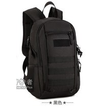 공구작업가방 12l 야외 도구 가방 배낭 다기능 보관 가방 학생 schoolbag 군사 팬 위장 가방 s429, 검은색
