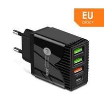 전기요금측정기 PD 충전기 36 w 4 개의 최근 재 헤드 PD20W 빠른 QC30 멀티 포트 게이지 제품, 01 Eu_01 WHITE
