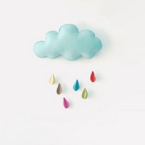 요요하우스 구름모빌 펠트 구름 아기방꾸미기 벽장식, C