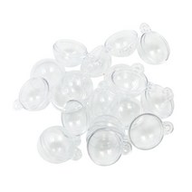 장식품 플라스틱 채울 수있는 열쇠 고리 장식 DIY 목욕, 설명, 설명, 클리어