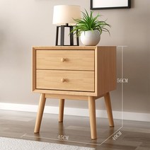 신제품LINFAFAF해외 북유럽 통나무 침대 머릿장 심플 모던 원목색 작은 궤짝 침실10007799, 옵션19