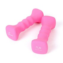 [아이워너] 특허 0.5kg 네오프렌 컬러 아령 2개 1세트, 상세 설명 참조