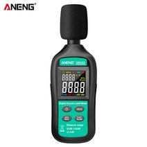 스트레스성 소음 측정기 디지털 측정기 30-130db 감지기 레벨 미터 데시벨 모니터, 씨엔