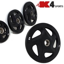 K4스포츠아몸디 우렌탄 중량원판 5KG 10KG 20KG 덤벨 바벨 역기원판역기봉 데드리프트 웨이트 홈트(K4-103), 5KG(K4-103)