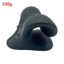 경추베개 목디스크 거북목 C형 마사지 베개 경추 스트레치 목 어깨 릴랙서 카이로프랙틱 견인 장치 안티 보, 02 type-c black