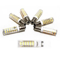 1등급 LED E12 E14 E17 콘램프 G9 핀램프 4W KS 미니 전구 콘벌브 홍, 주백색
